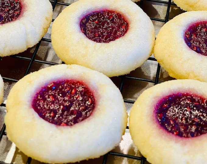 Raspberry Filled Cookies - 2 Dozens Per Box - Any Occassion Gifts