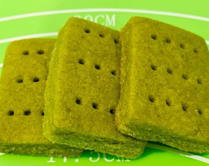 Shortbread Matcha Green Tea  Cookies - Any Occasion Gifts, Homemade, Birthdays, Thank You, Thinking of You, Gifts