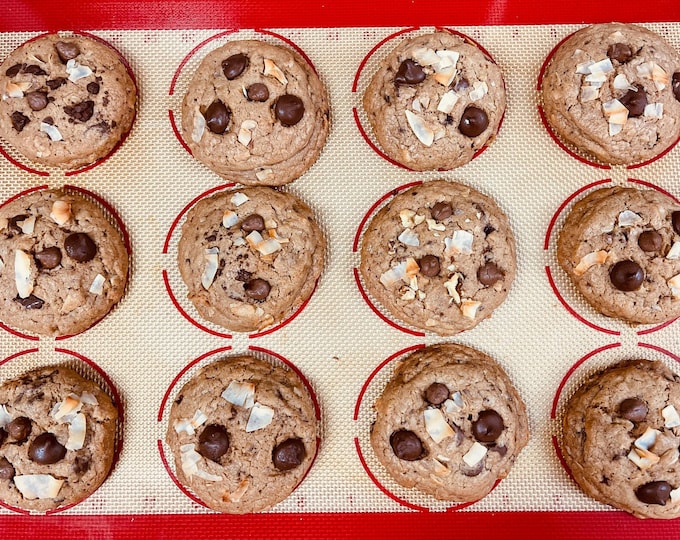 Coconut Chocolate Chip Cookies: Roasted Walnut, Himalayan Salt