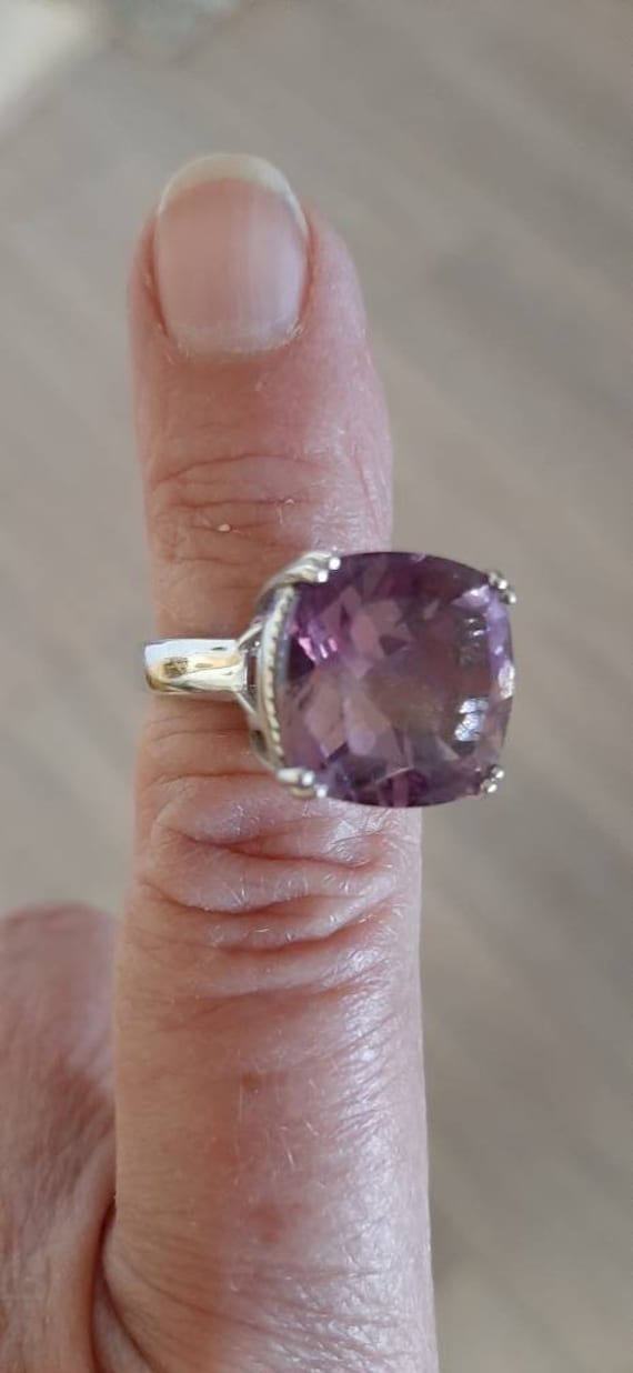 Beautiful Anahi Ametrine Sterling Silver Ring Size