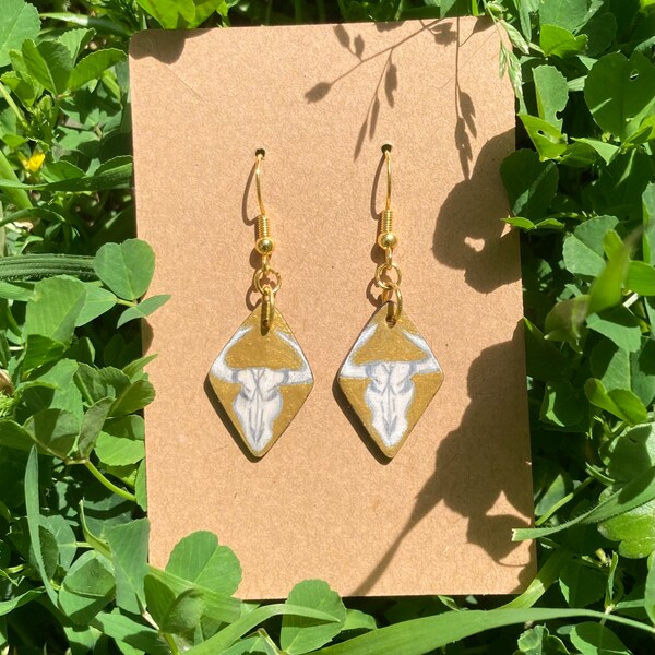 Cow skull Earrings