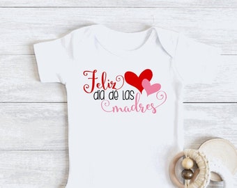 Feliz Dia de las Madres Bodysuit: Spanish Mother's Day Outfit
