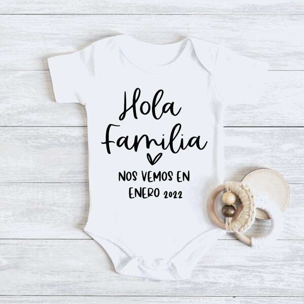 Pregnancy Announcement in Spanish Etsy