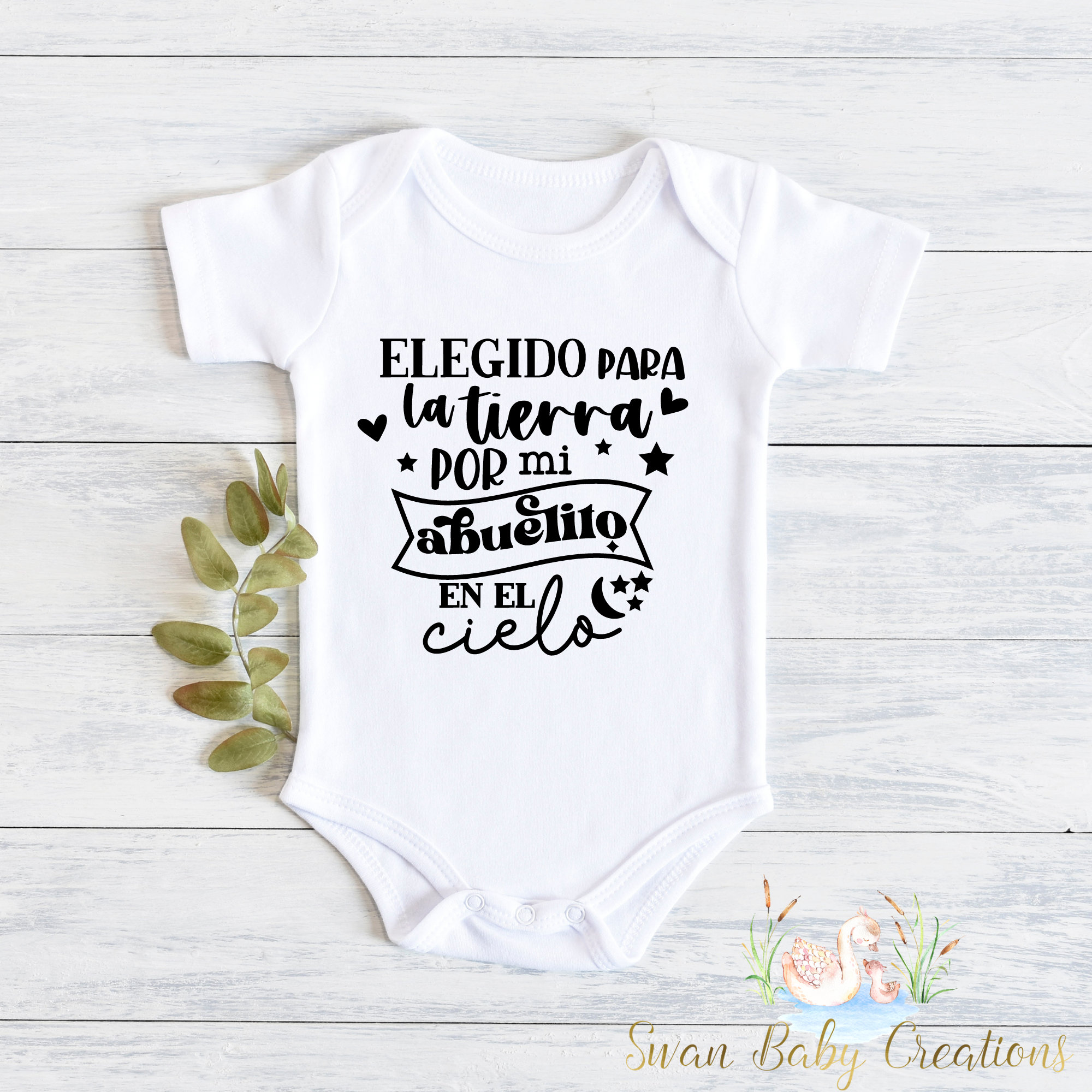 Elegido para la tierra por mi abuelito en el cielo Onesie® - Etsy México Elegido para la tierra por mi abuelito en el cielo Onesie® - Etsy México
