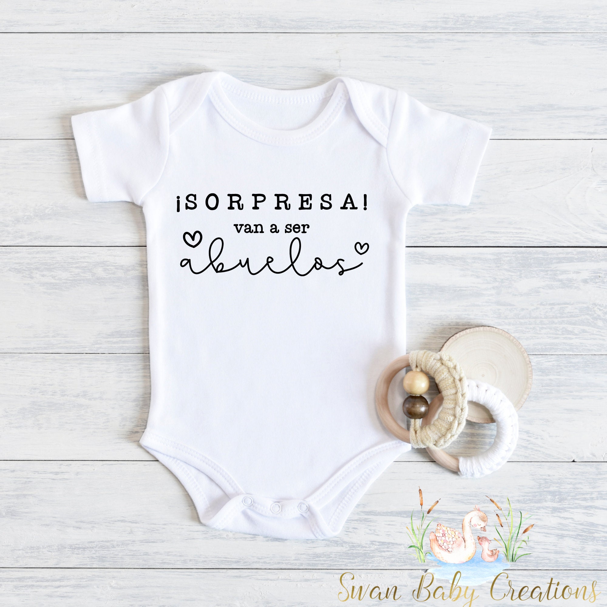 Sorpresa Vas a Ser Tia Hola Tia Baby Pregnancy Announcement Baby Auntie  Baby Tia Baby Baby Shower Gift Auntie 