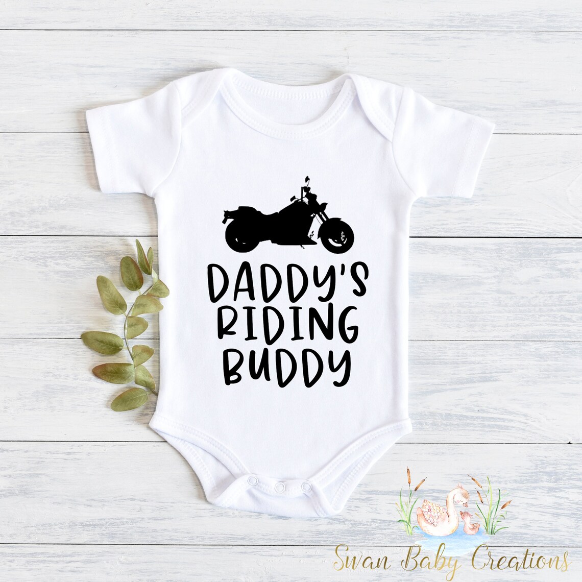 Daddy's Future Riding Buddy Baby Onesies® Baby Rider Etsy