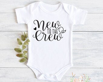 New to the Crew Baby , Boho Baby , New Baby , Baby Announcement , Pregnancy Announcement , Custom