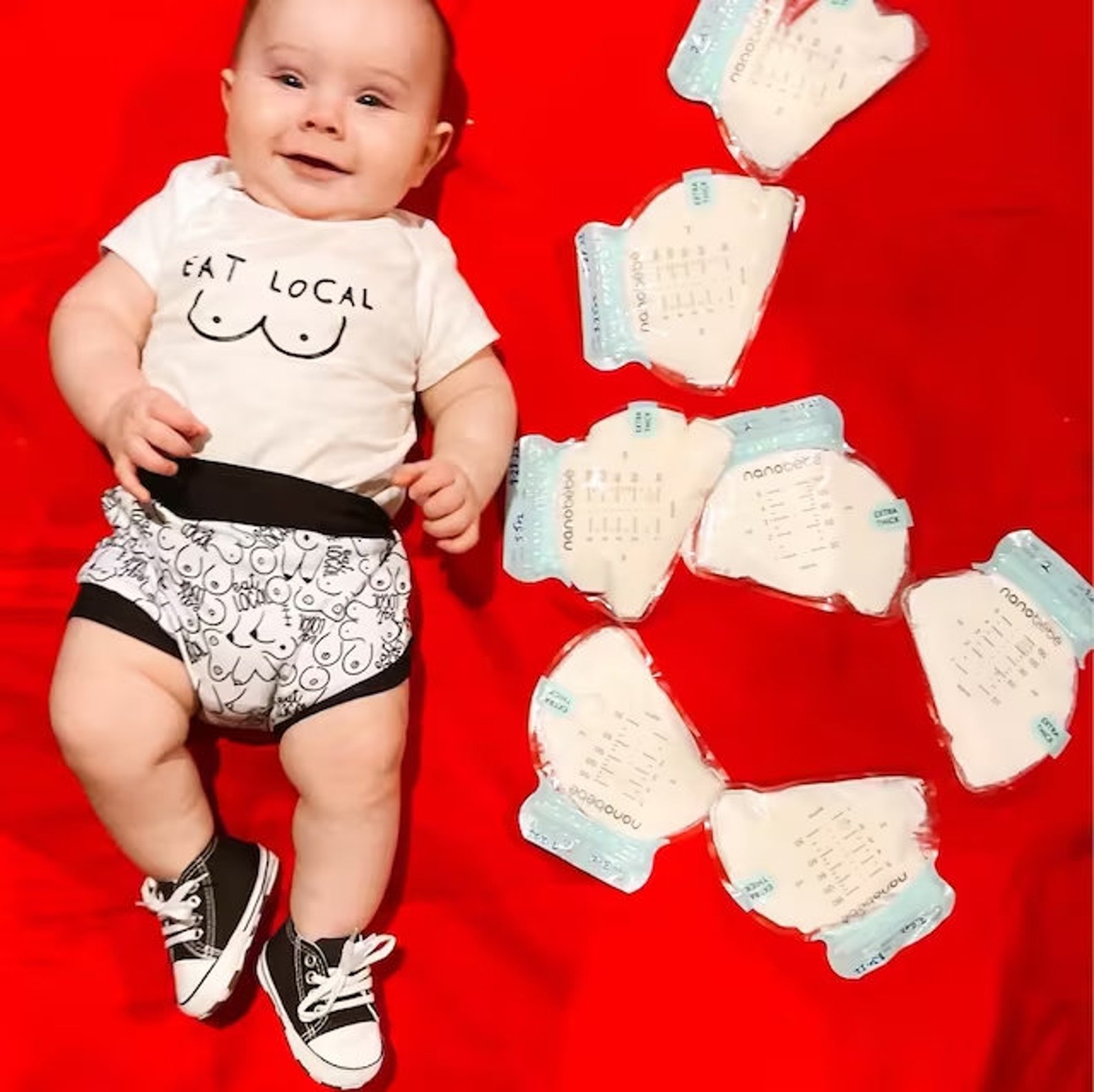 Eat Local Breastfeeding Onesie® Breastfed Baby Onesie® Etsy