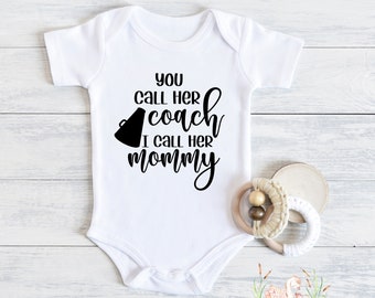 Cheerleading Coach Mommy Baby Bodysuit: Future Cheerleader Outfit