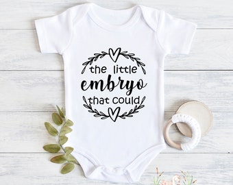 IVF Baby Announcement Bodysuit: The Little Embryo That Could