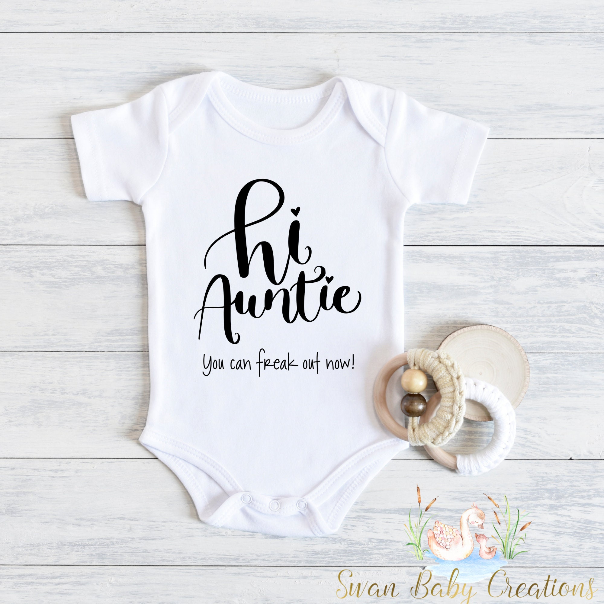 Sorpresa Vas a Ser Tia Hola Tia Baby Pregnancy Announcement Baby Auntie  Baby Tia Baby Baby Shower Gift Auntie 