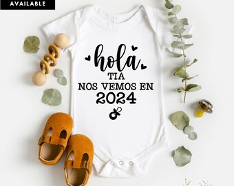 Hola Tia anuncio de bebé , Hi Tia , Spanish Pregnancy Announcement , Aunt Announcement , Futura Tia Baby Reveal