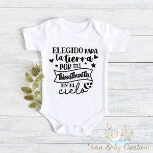 Elegido Para La Tierra Por Mi Bisabuela Cielo, Anuncio De Bebé, Anuncio De Embarazo Español, Anuncio De Abuelos, Futuros Abuelitos