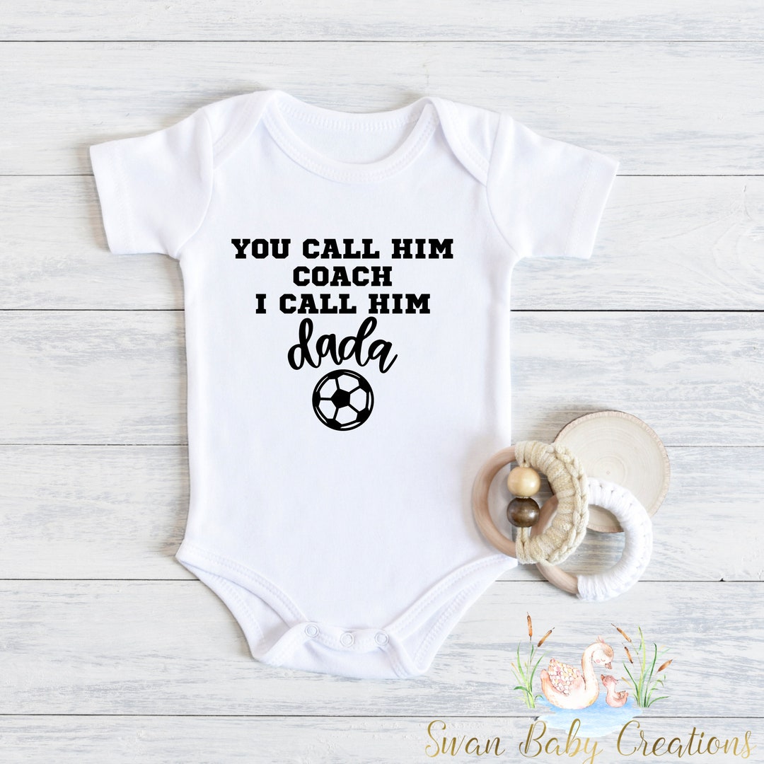 Daddy's Cutest Fan, Daddy's Future Soccer Buddy , Football Baby , World ...
