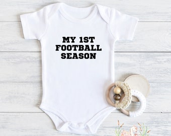 Football Baby , Baby Shower Gifts, Baby Gifts for Football Fan, Gifts for New Dad, Football , My 1st Football Season