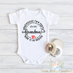 Hand picked for earth by my grandma in heaven Baby  ®, Newborn clothes, Baby boy, Baby girl bodysuit, Baby gift ,Baby gift, Memorial