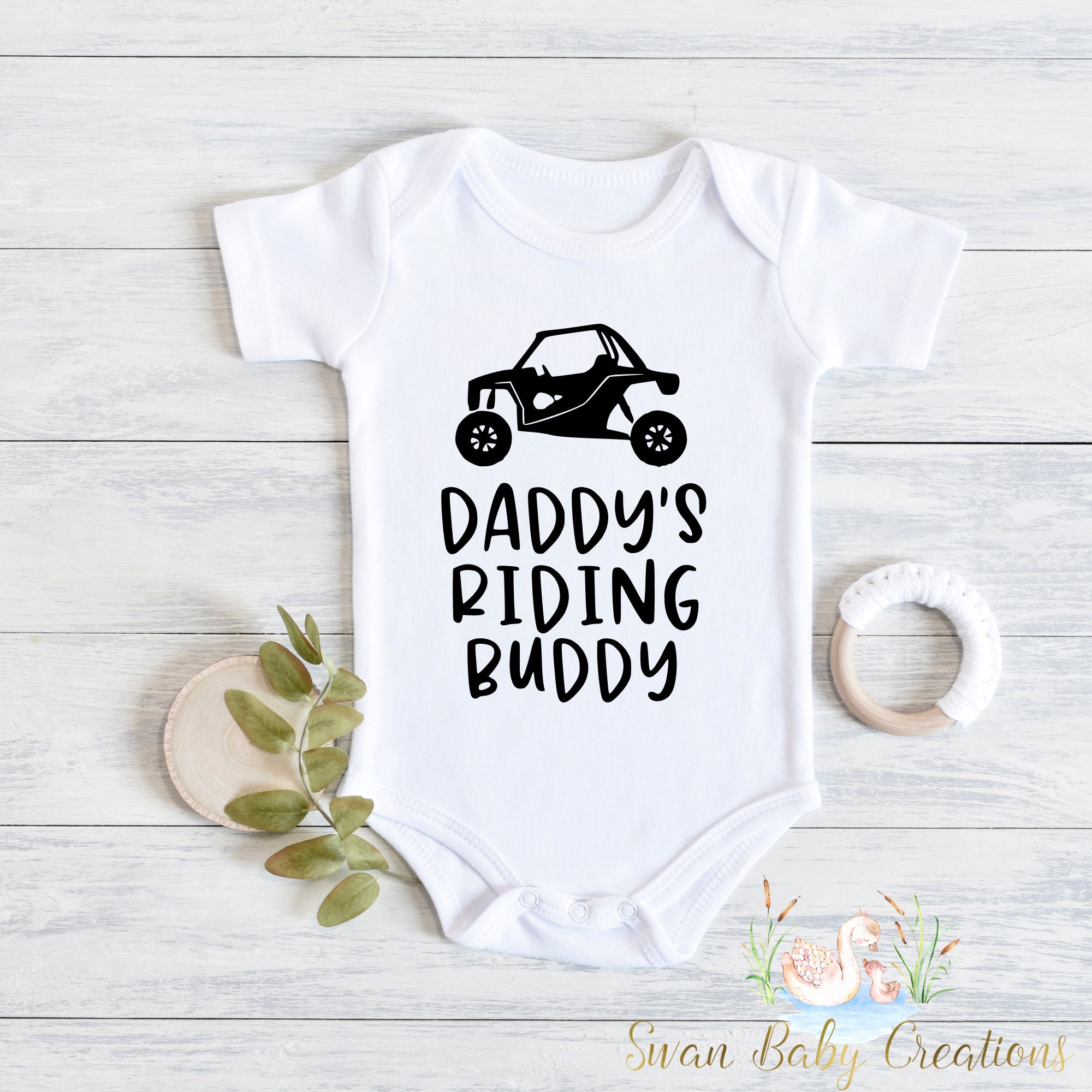 Motocross Baby Bodysuit Daddys Next Riding Buddy Dirt Bike 