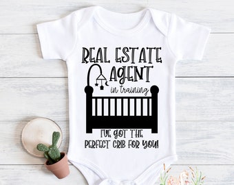 Real Estate Agent in Training Baby Bodysuit: Realtor Gift