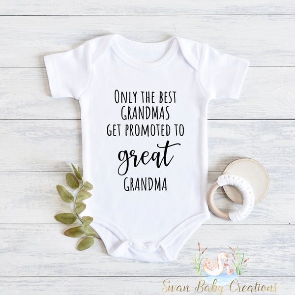Baby Announcement to Great Grandma First Great Grandchild Pregnancy Announcement  Cute Grandchild Grandbaby Reveal, Great Grandparents