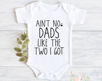 Gay Dads Baby Bodysuit, LGBT Pride Outfit