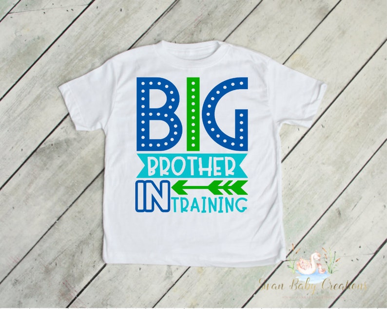 Big brother in training t-shirt Short or long sleeve