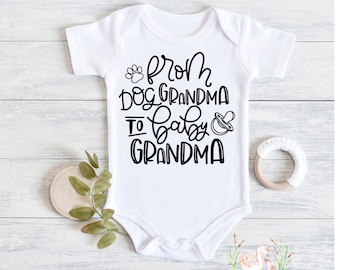 Dog baby announcement, Promoted From Dog Grandma, Promoted To Human Grandma, Pregnancy Announcement, Baby Boy Girl, Dog Baby, Fur baby, Pet