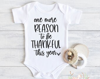Thanksgiving Baby Bodysuit, Fall Newborn Outfit, Thankful Design