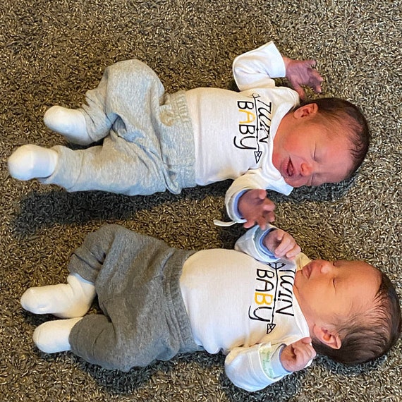 Body bébé garçon jumeaux (Du 3 mois au 24 mois)