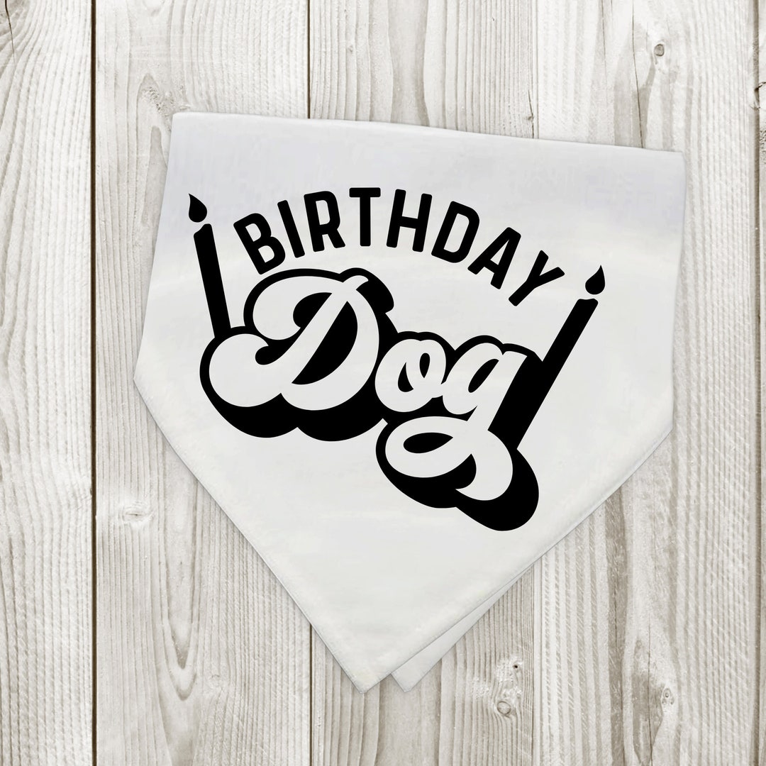 Birthday Dog Bandana, Its My Birthday, Tieon Dog Bandana, First