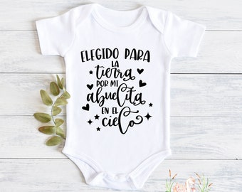 Elegido Para La Tierra Por Mi Abuelita en el Cielo , Spanish Pregnancy Announcement , Grandparents Announcement