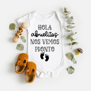 Hola Abuelitos Van a Ser Abuelos Baby Announcement in Spanish Anuncio de Embarazo Espanol Spanish baby reveal Sorpresa Baby Pregnancy Reveal