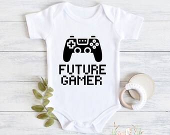 Future Gamer Baby Bodysuit, Video Game Clothes, Baby Shower Gift