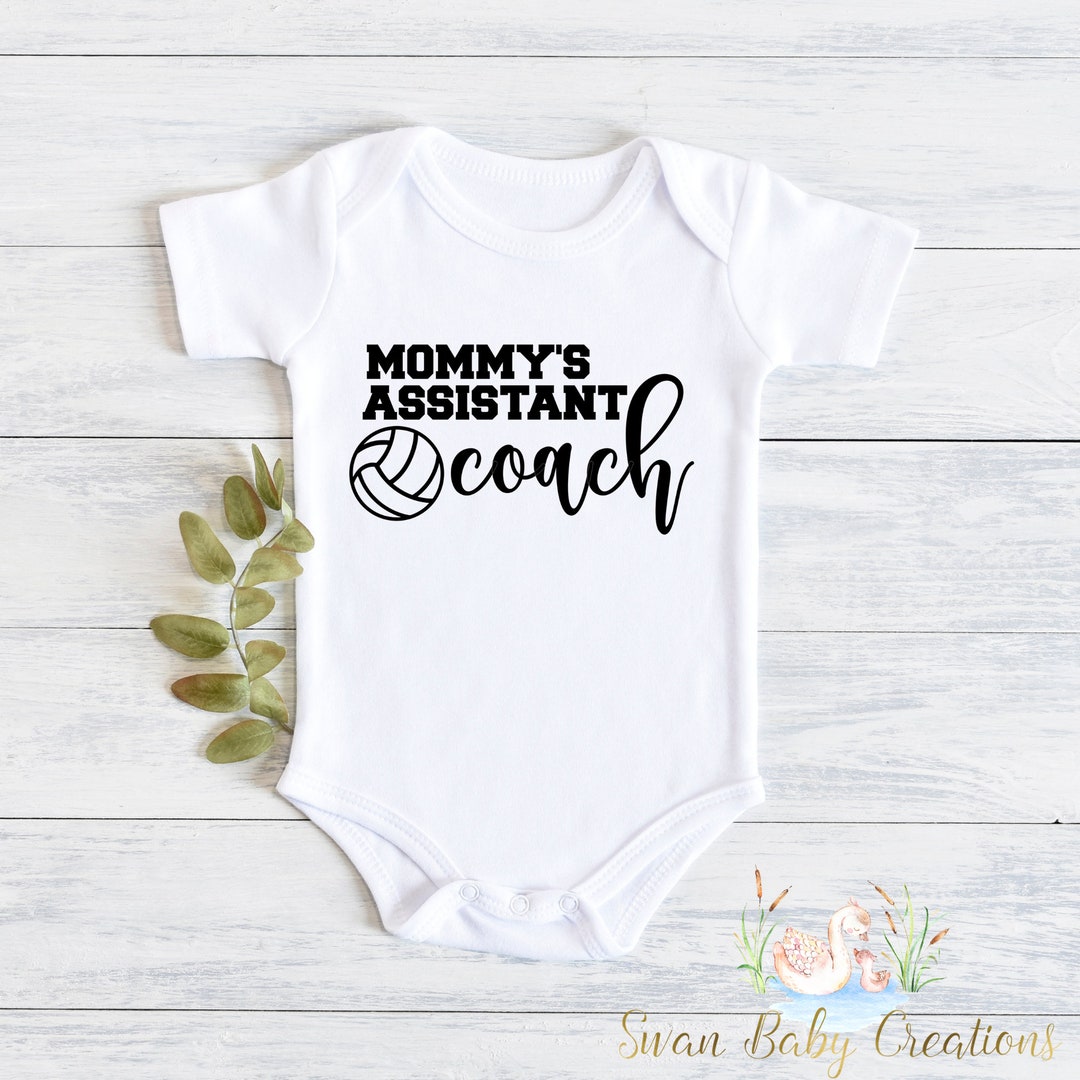 Mommy's Assistant Coach Volleyball Onesie Shirt Sports - Etsy