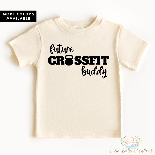 Crawl, Walk, Lift Future Crossfit Buddy , Cute Fitness , Workout Baby, New Baby Gifts, Cute Crossfit Gym Fitness Baby Clothes