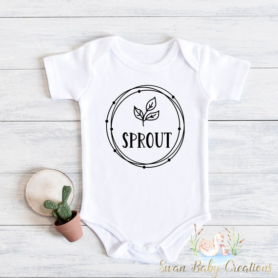 Sprout Onesie® Locally Grown Farm Baby Foodie Vegetable Etsy