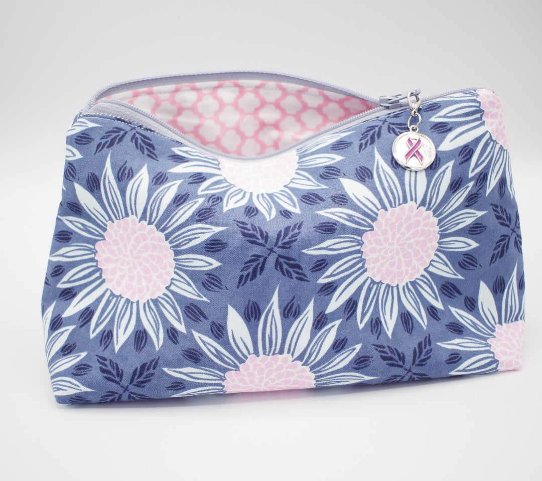 Kosmetiktasche "Killer Cancer" – Inspirierendes Geschenk Für Krebskämpfer & Onkologie-Personal, Segeltuch (ca. 23x19 Cm)
