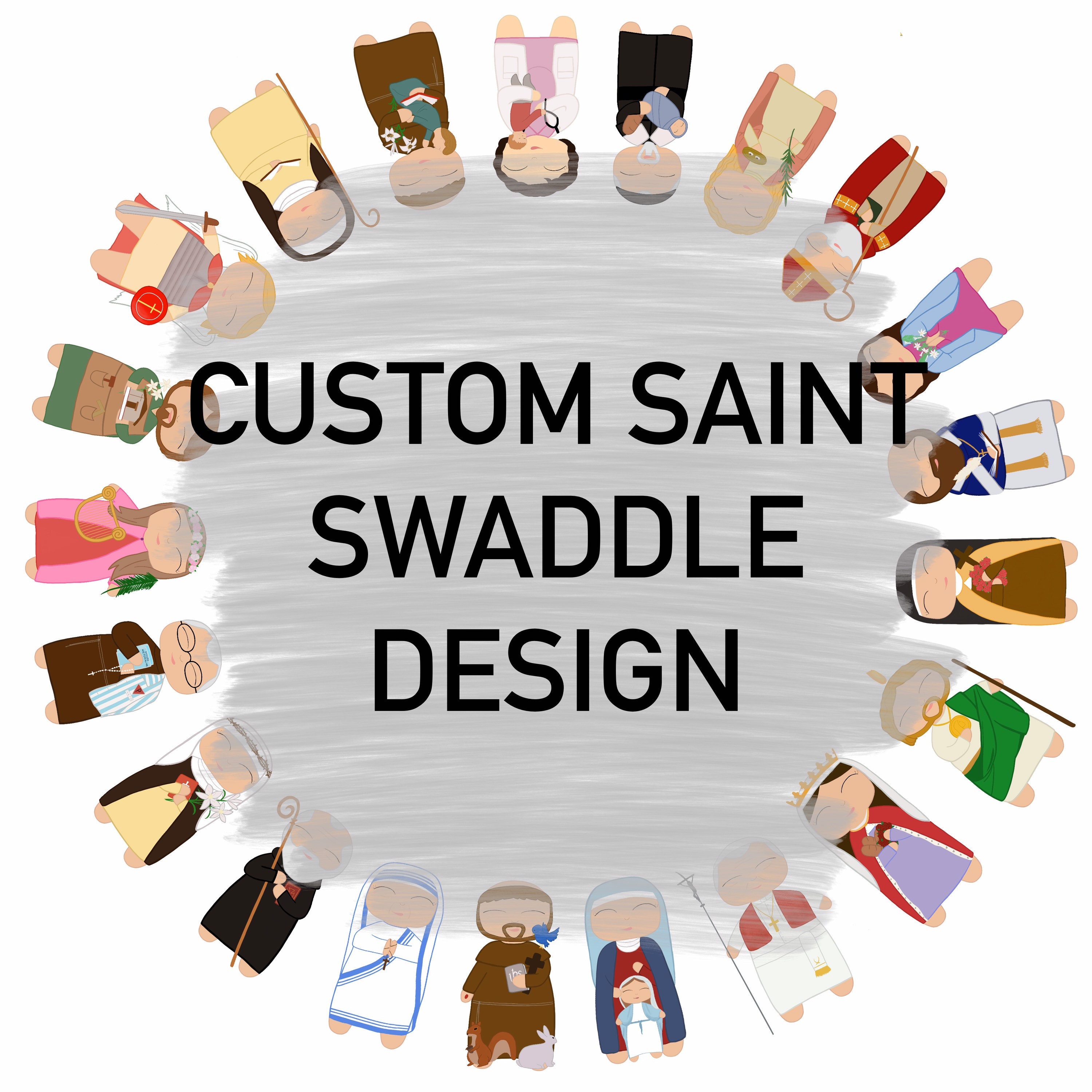 Custom Saint Swaddle Design Etsy
