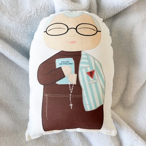Bambola cuscino di San Massimiliano Kolbe