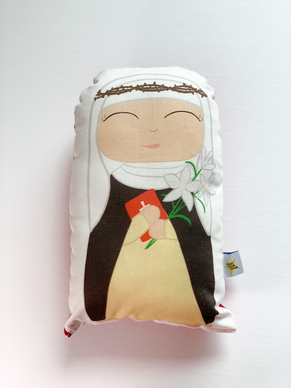 St. Catherine of Siena Pillow Doll | Etsy Saint Catherine of Siena prayer pillow