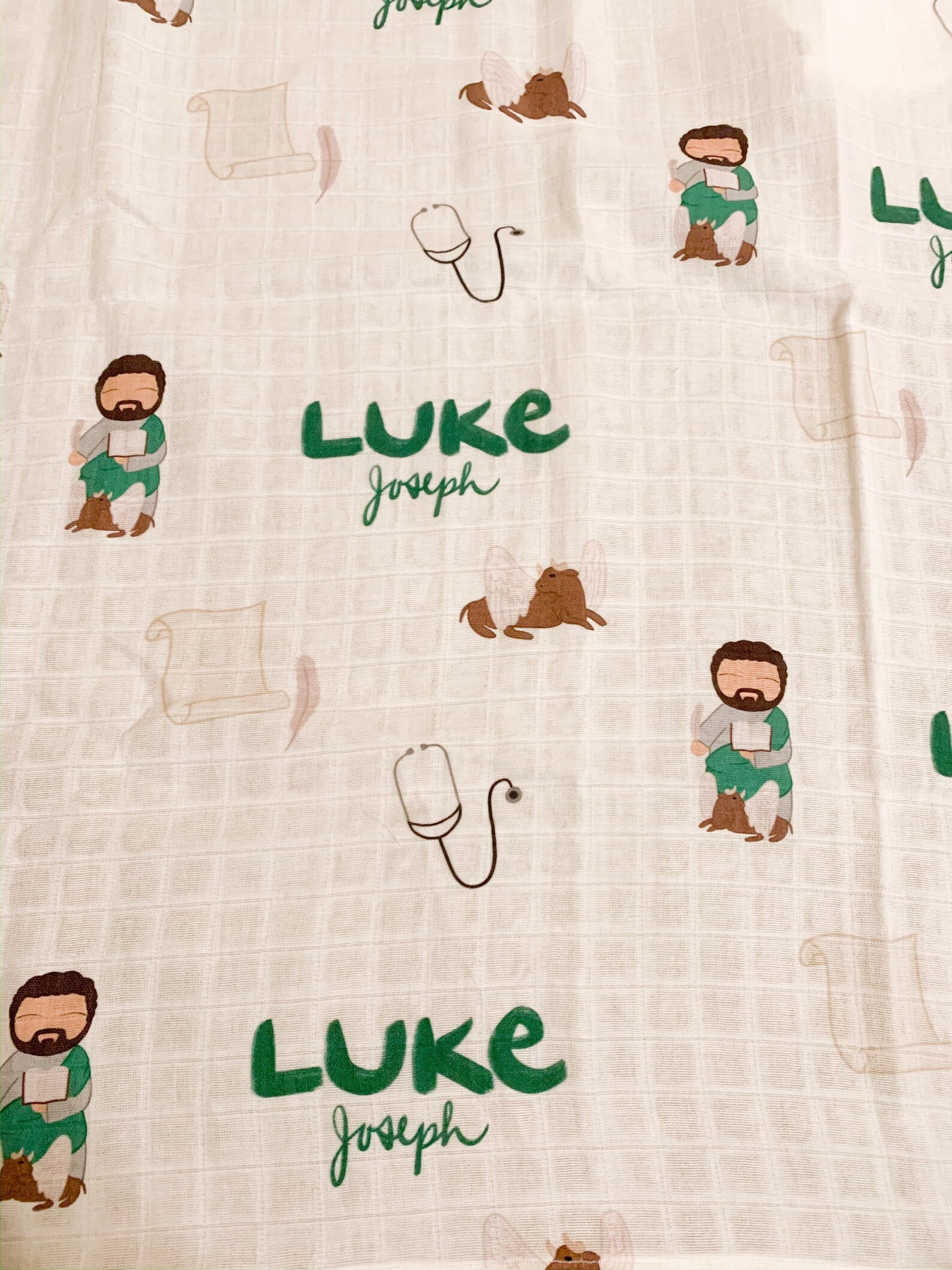 Custom Saint Swaddle Design Etsy