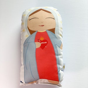 Immaculate Heart of Mary Pillow Doll