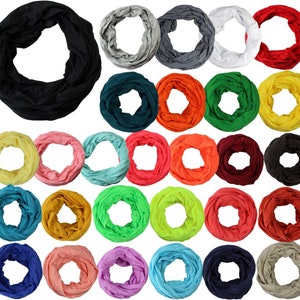 leichter Loop-Schal in vielen Farben Bild 1