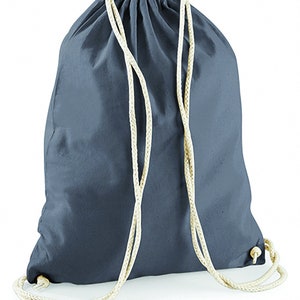 Turnbeutel Baumwolle zum Bedrucken, gymsack, Sporttasche einfarbig, 100 % Baumwolle, viele verschiedene Farben graphitegrey