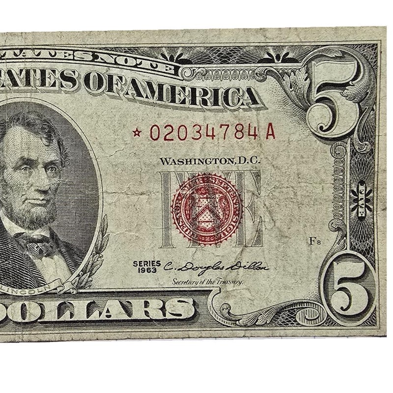 Cash Paper Note Star Note Paper Currency - Etsy