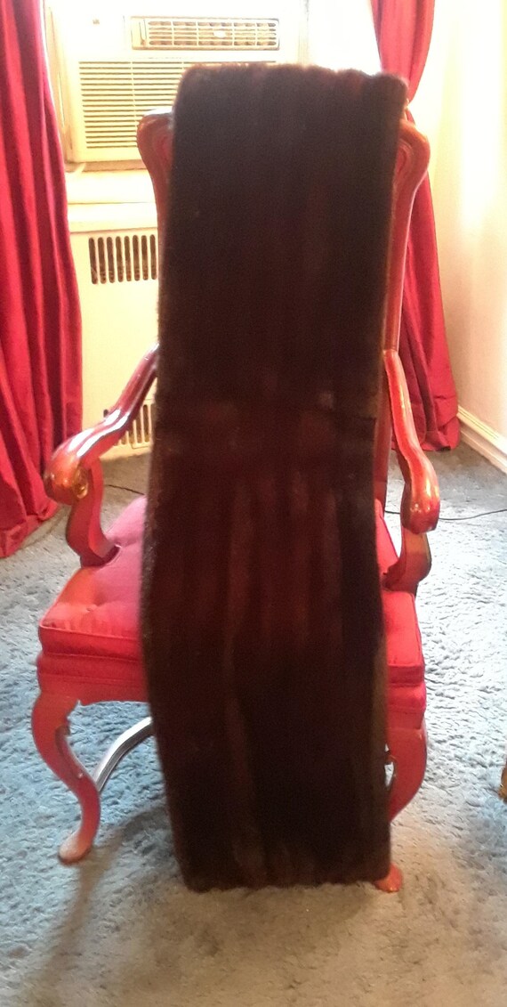 Most Elegant Vintage--truly custom MINK Stole with