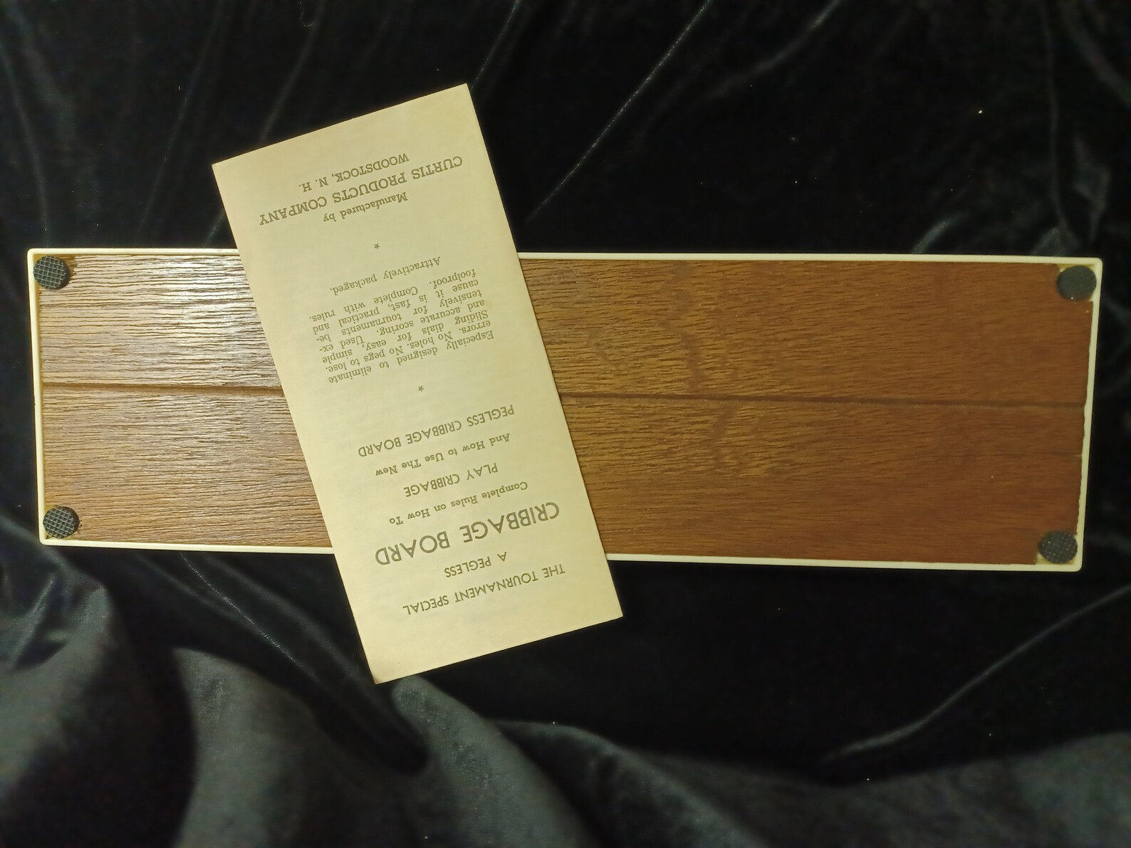 Curtis Cribbage Counter in Original Box Etsy