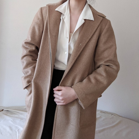 Vintage Camel Wool Coat