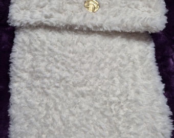 Luxuriously soft, plush hot water bottle cover. Hot water bottle cover. Hottie cover. Hottie heat pad.