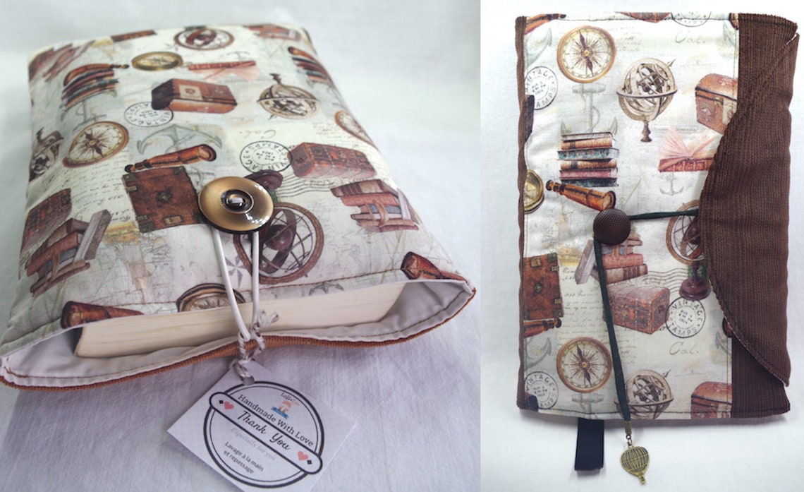 Book protector book cover covers book case reader gift Etsy