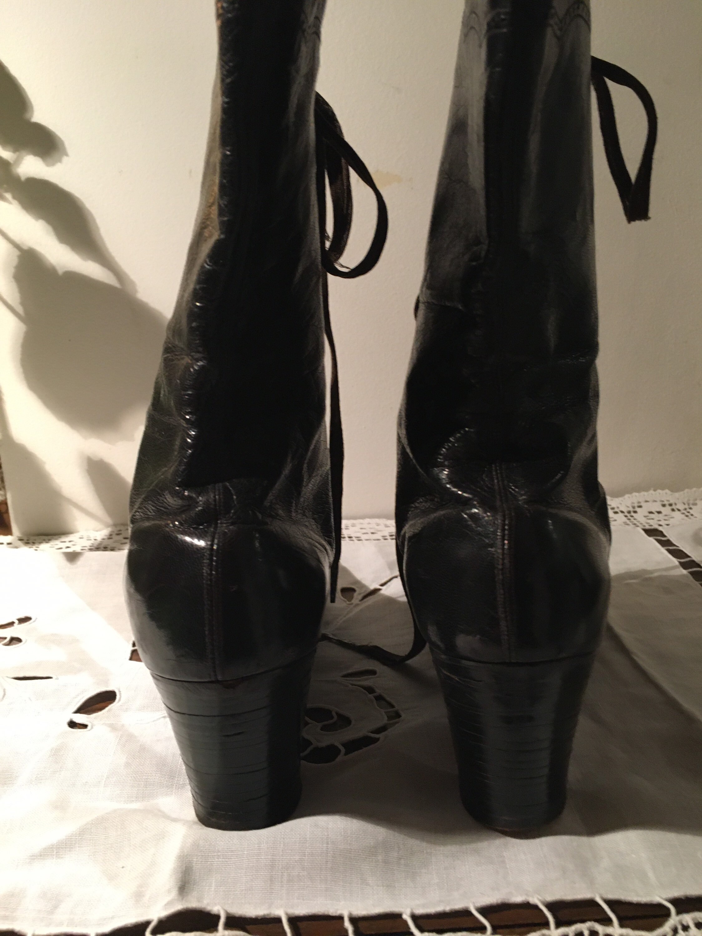 bottines 1900 talon bobine